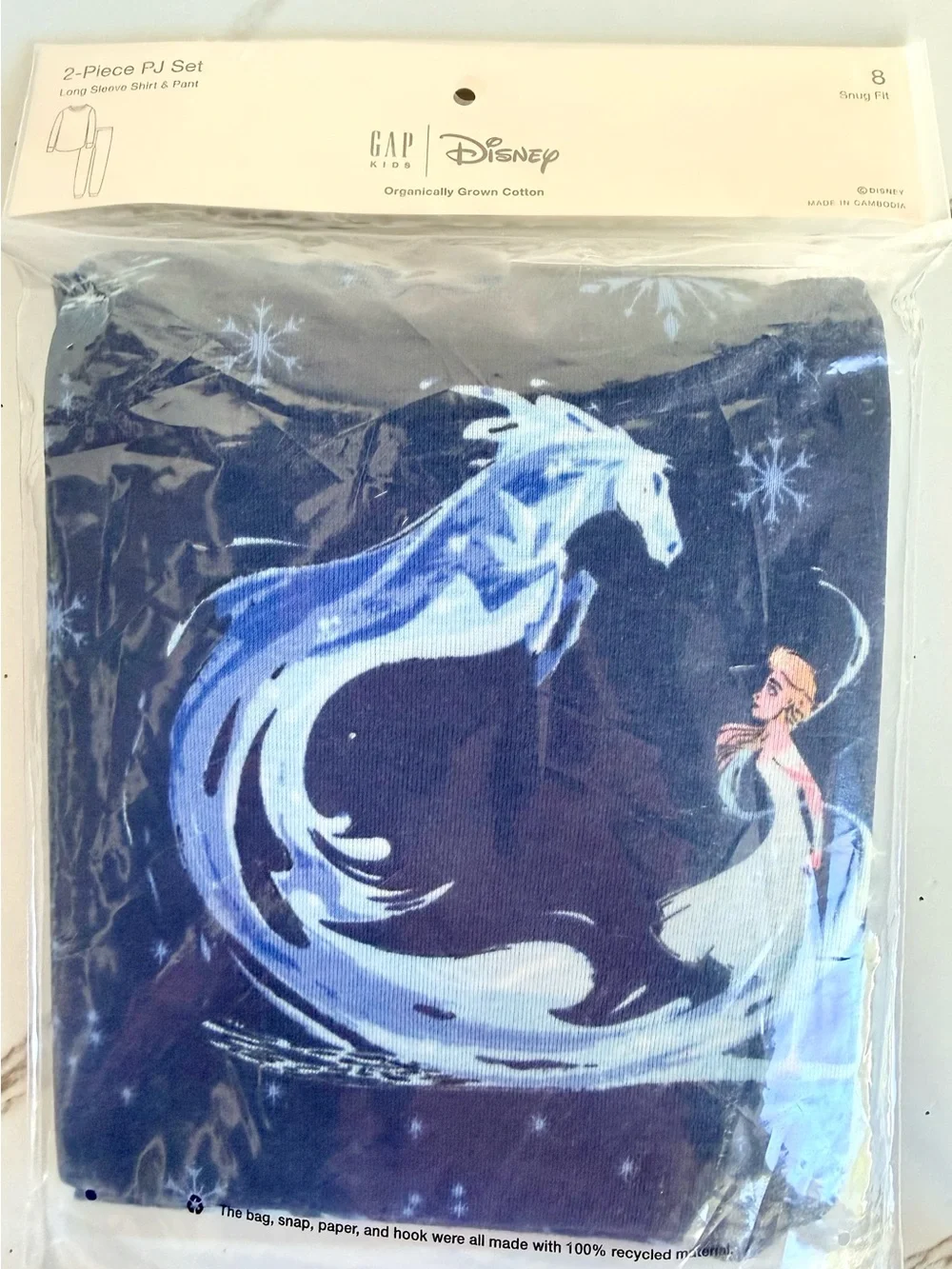 Gap Disney Organic Cotton Frozen 2-Piece Long Sleeve Pajama Set